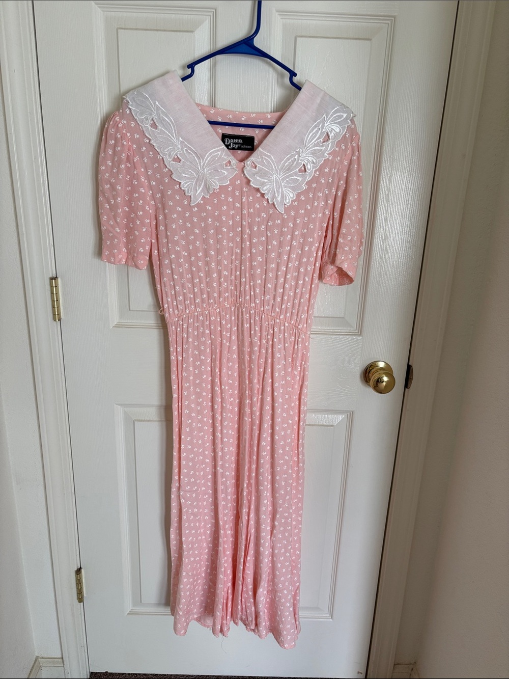 1980s ditsy floral prairie / cottagecore dress